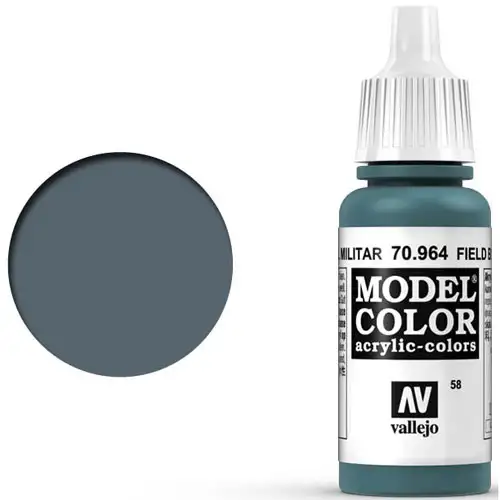 Vallejo Model Color Paint: Field Blue