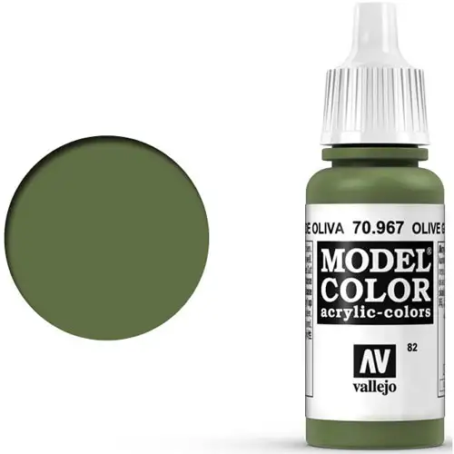 Vallejo Model Color Paint: Olive Green