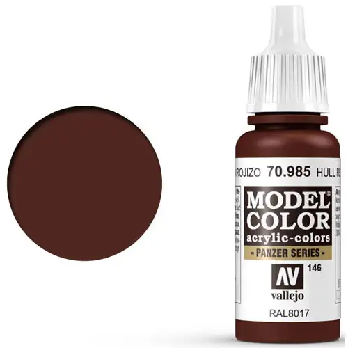 Vallejo Model Color Paint: Hull Red