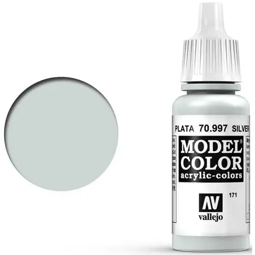 Vallejo Model Color Paint: Silver