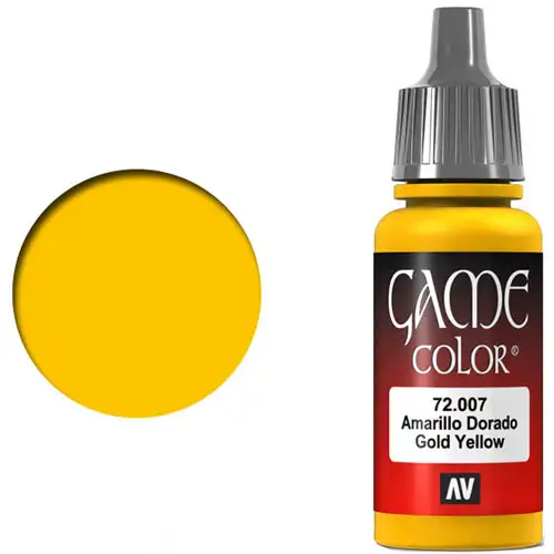 Vallejo Game Color: Gold Yellow (17ml)