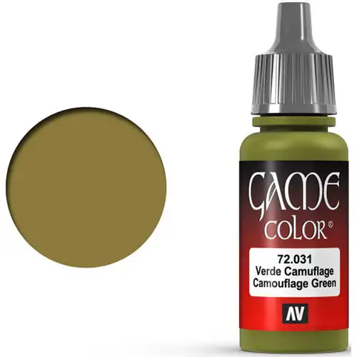 Vallejo Game Color: Camouflage Green (17ml)