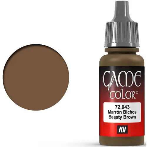 Vallejo Game Color: Beasty Brown (17ml)