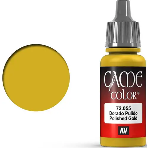 Vallejo Game Color: Polished Gold (17ml)