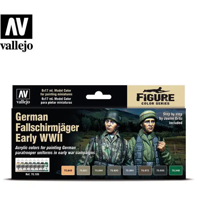 Vallejo Figure - German Fallschirmjager Early WWII