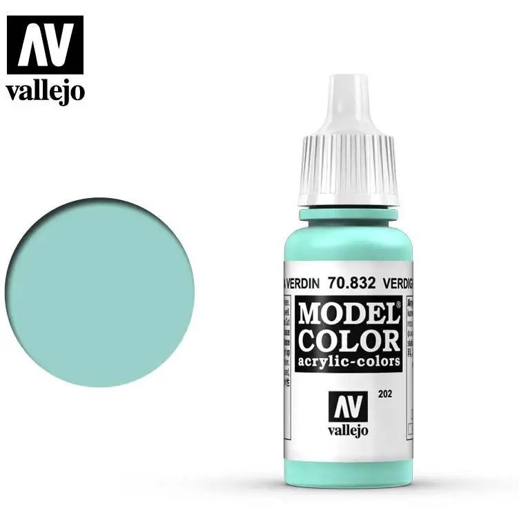 Vallejo Model Color Verdigris Glaze 70832 for painting miniatures