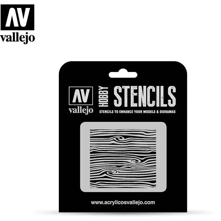 Vallejo Stencils - Wood Texture N?§2