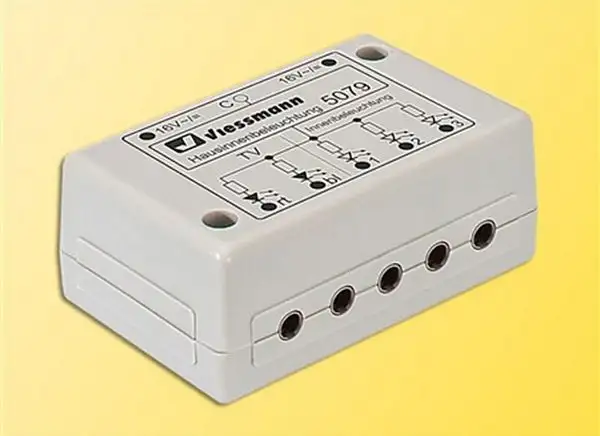 Viessmann 5079 HO LED House Interior Lighting with TV Simulation