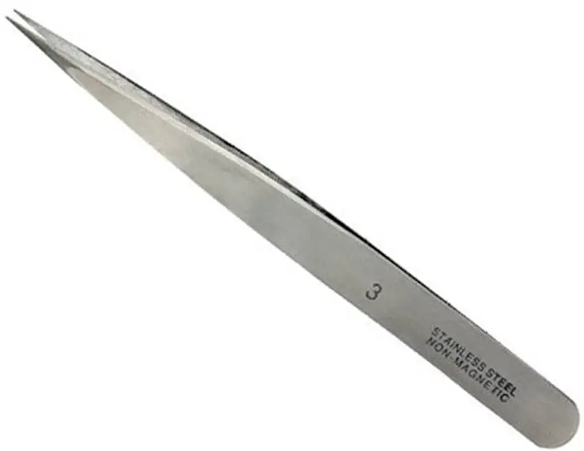 #3 Stainless Steel Fine Tweezers Vallejo Paint