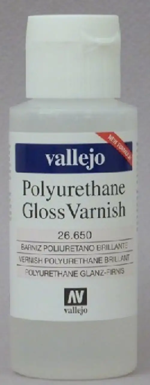 60ml Bottle Polyurethane Gloss Varnish Vallejo Paints