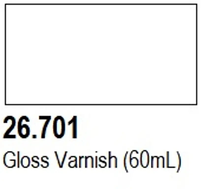 Gloss Varnish Mecha Color 60ml Bottle Vallejo Paint