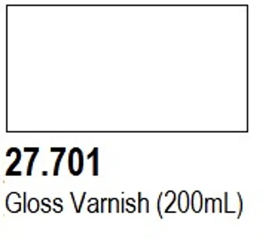 Gloss Varnish Mecha Color 200ml Bottle Vallejo Paint