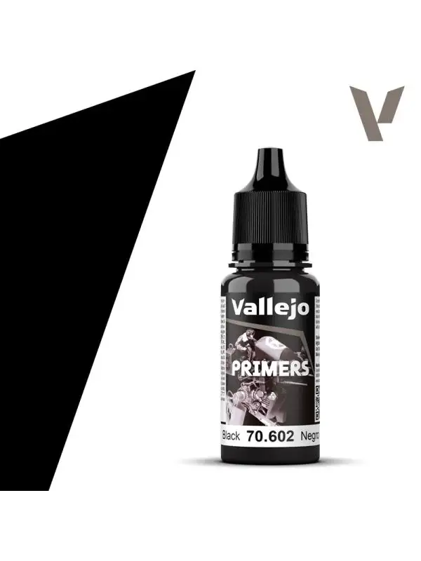 Vallejo Primers 70602 Black Acrylic Paint