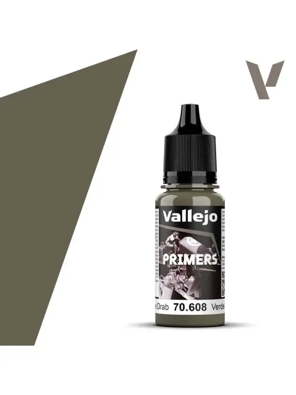 Vallejo Primers 70608 US Olive Drab Acrylic Paint