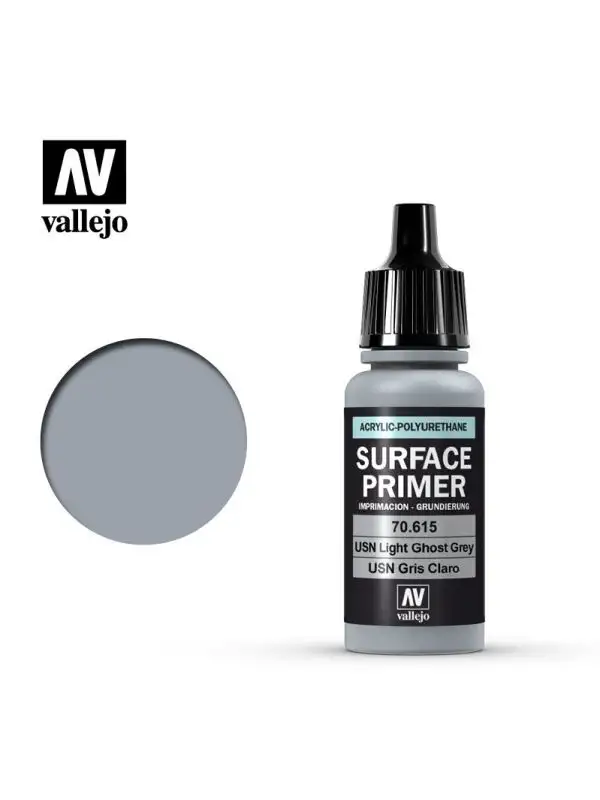 Vallejo Primers 70615 US Navy Light Ghost Grey Acrylic Paint