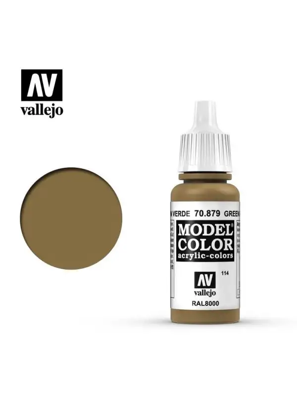Vallejo Model Color 70879 Green Brown Acrylic Paint