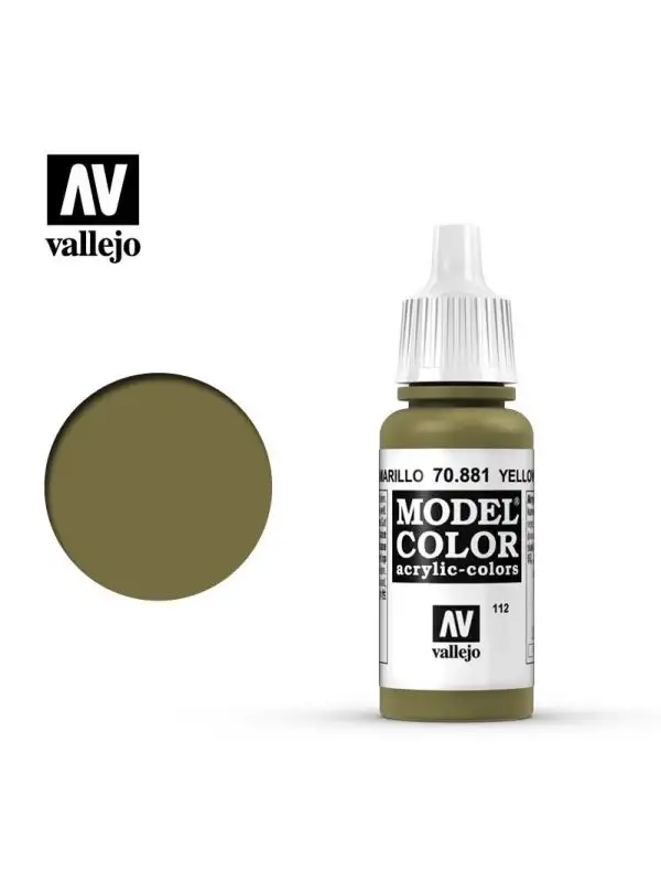 Vallejo Model Color 70881 Green Yellow Acrylic Paint