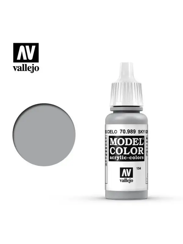 Vallejo Model Color 70989 Sky Grey Acrylic Paint