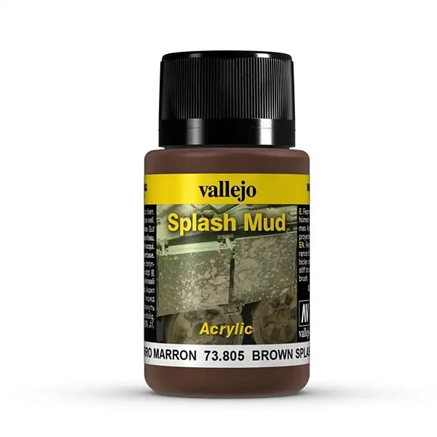 Brown Splash Mud Weathering Effect 40ml Bottle Vallejo