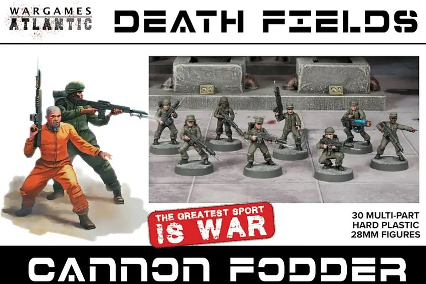 Death Fields: Cannon Fodder (30) 28mm Wargames Atlantic