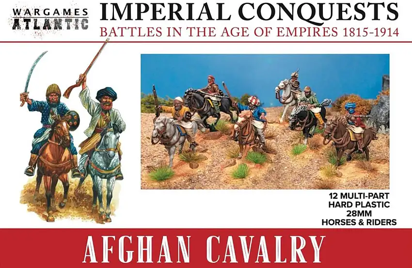 Imperial Conquests 1815-1914: Afghan Cavalry (12 Mtd) 28mm Wargames Atlantic