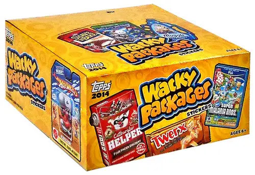 Wacky Packages Topps 2014 Series 1 Trading Card Sticker Box [24 Packs]