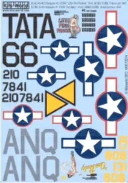 Warbird Decals 172074 1/72 B26 Little Pink Panties, Our Baby