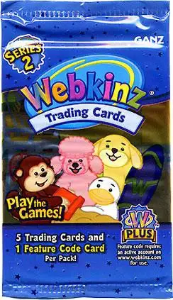 Webkinz RTrading Cards Series 2 Booster Pack [5 Cards & 1 Feature Card]