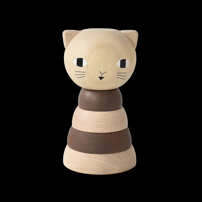 Wood Stacker - Cat