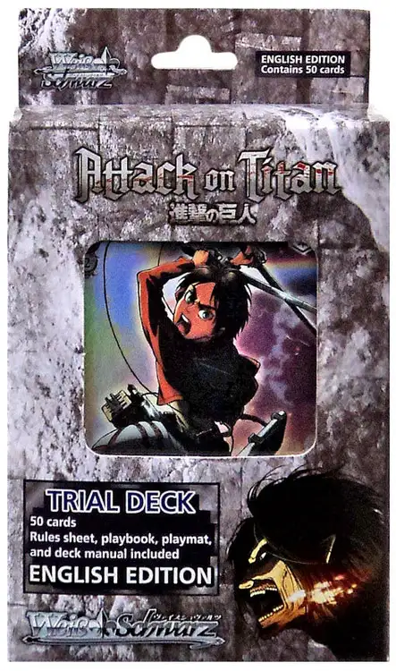 Weiss Schwarz Trading Card Game Attack on Titan Trial Deck [English Edition]