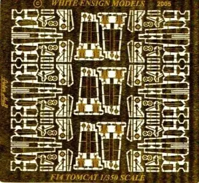 White Ensign Models 3573 1/350 F14 Tomcat Detail Set w/Interior for 6 TSM Aircrafts (D)
