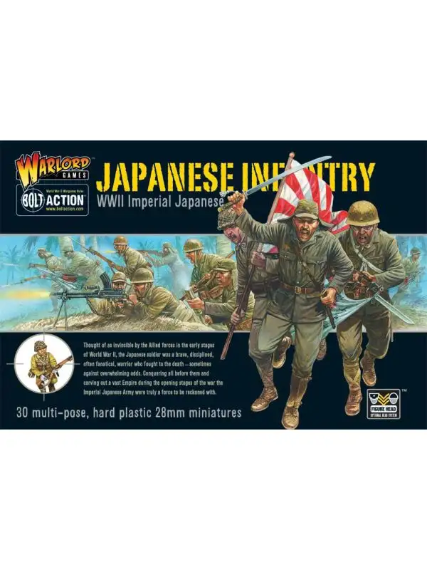 Bolt Action Japanese Infantry Multipose Figures