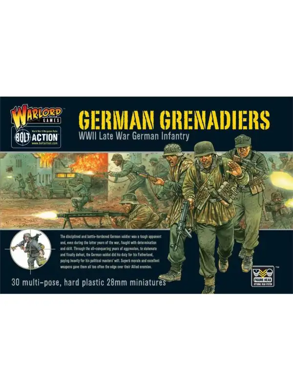 Bolt Action German Grenadiers Multipose Figures