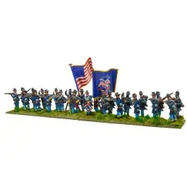 WLG302414002 Warlord Games Black Powder: American Civil War: Infantry Regiment (Firing)