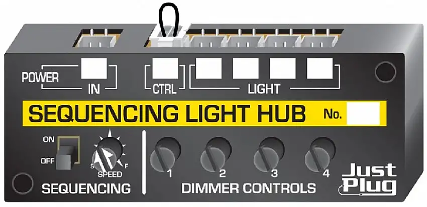 Just Plug: Sequencing Light Hub Woodland Scenics