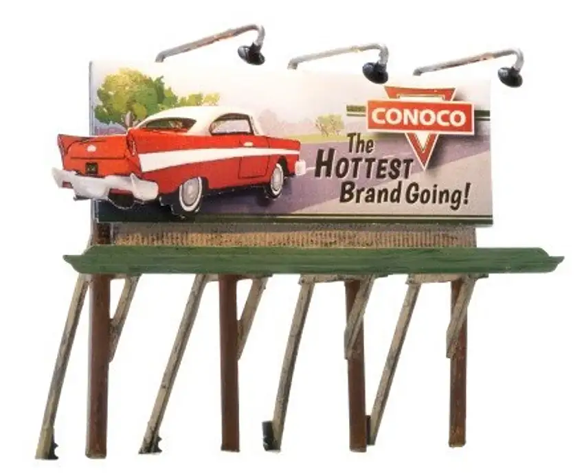 Just Plug: The Hottest Brand Billboard HO Scale Woodland Scenics