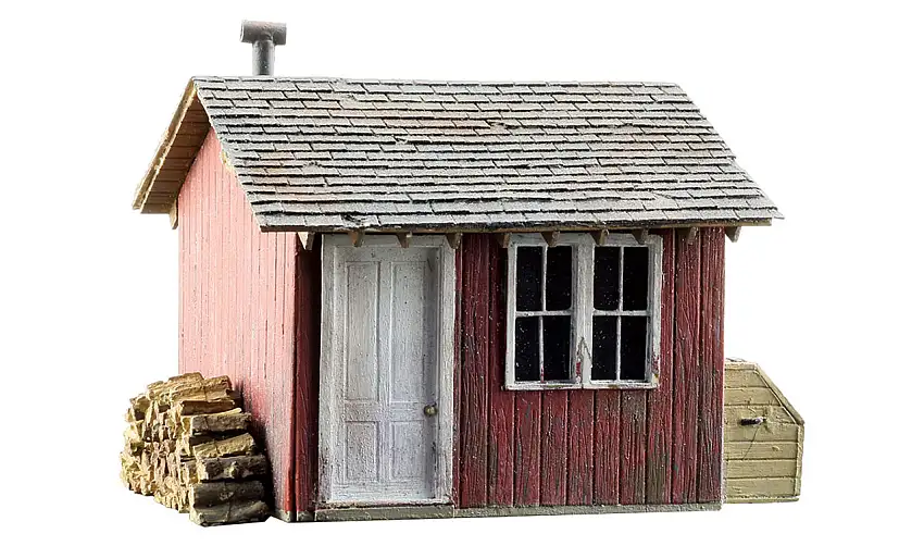 Built-N-Ready Work Shed O Scale Woodland Scenics