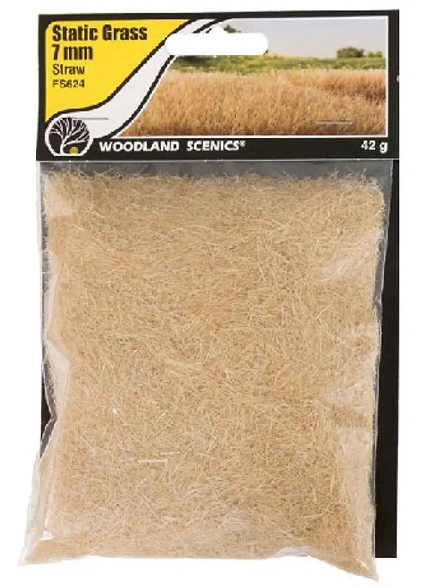 Static Grass- Straw (7mm) Woodland Scenics