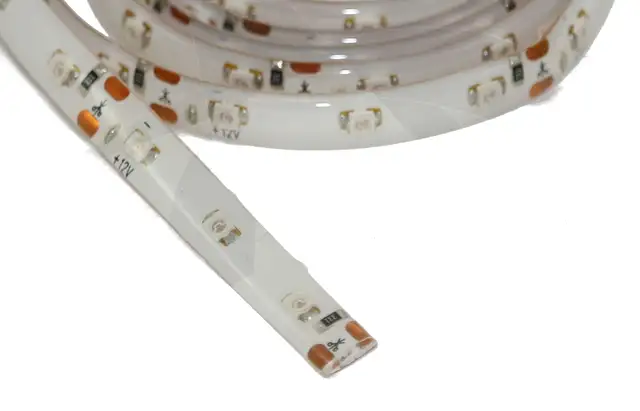 RMRC Waterproof LED Strip with Adhesive Backing - White 1M