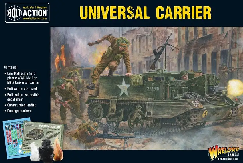 Bolt Action: WWII British Armored Universal Carrier (Plastic) 28mm Warlord Games