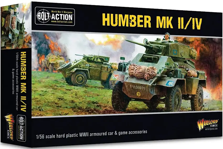 Bolt Action: WWII Humber Mk II/IV British Armoured Car (Plastic) 28mm Warlord Games