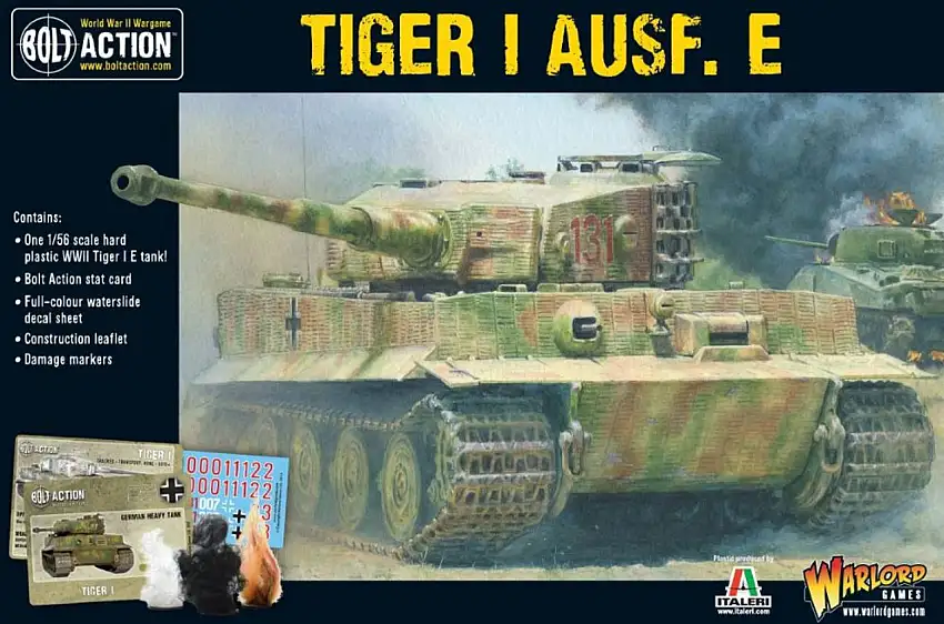Bolt Action: WWII Tiger I Ausf E German Heavy Tank (Plastic) 28mm Warlord Games