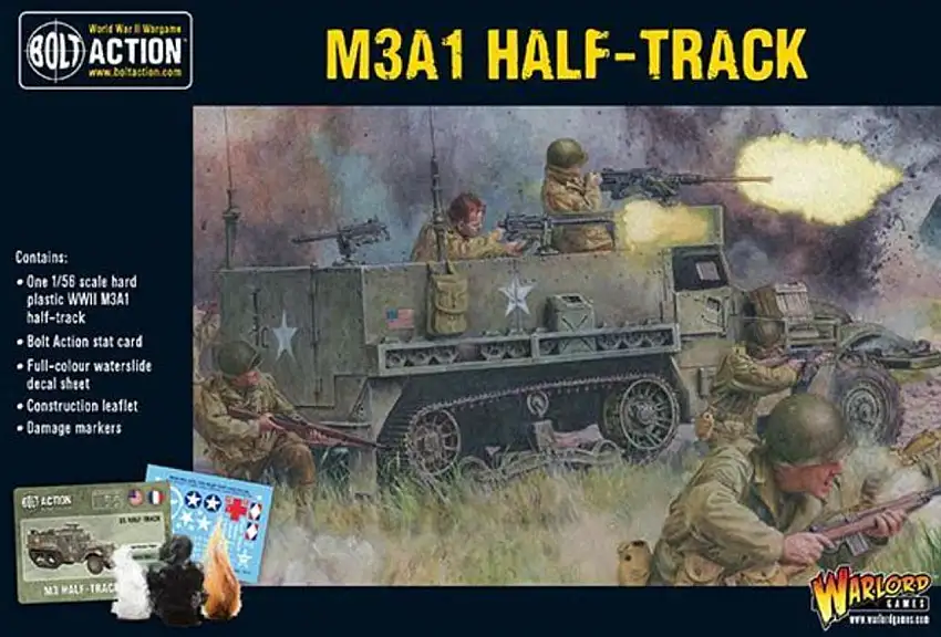 Bolt Action: WWII M3A1 US Halftrack (Plastic) 28mm Warlord Games