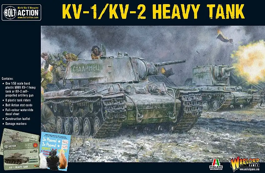 Bolt Action: WWII KV1/KV2 Soviet Heavy Tank (Plastic) 28mm Warlord Games