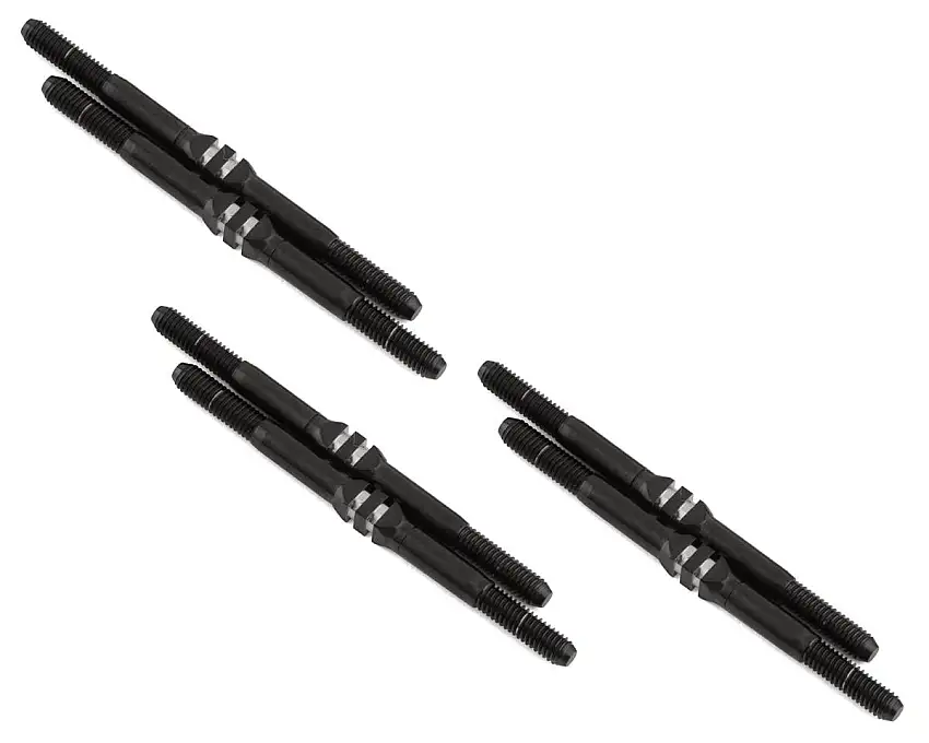 Whitz Racing Products HyperMax Schumacher LD2 3.5mm Titanium Turnbuckle Kit (Black)