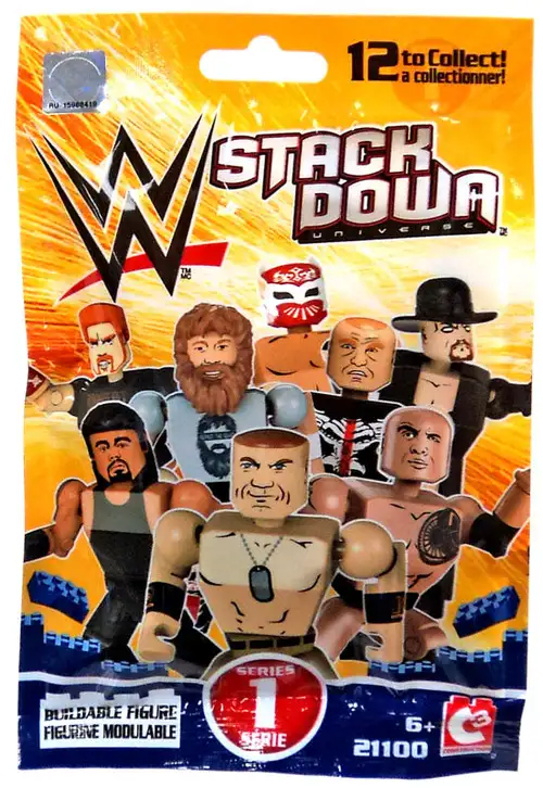 WWE Wrestling C3 Construction WWE StackDown Series 1 Mystery Pack #21100