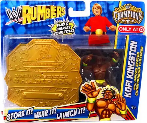 WWE Wrestling Rumblers Champions Kofi Kingston Exclusive Mini Figure
