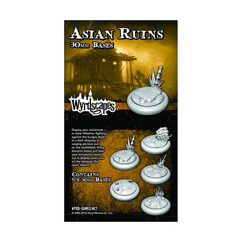 30mm Asian Ruins Bases