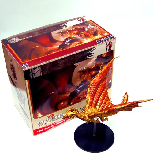 D&D Icons of the Realms Miniatures: Tyranny of Dragons - Brass Dragon Premium Figure
