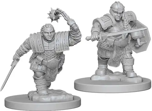 D&D Nolzur's Marvelous Unpainted Minis: W2 Female Dwarf Fighter